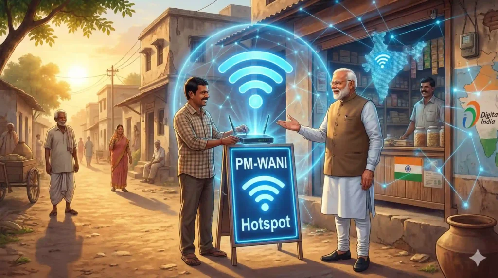 PM WANI WiFi Scheme, mana ai zone