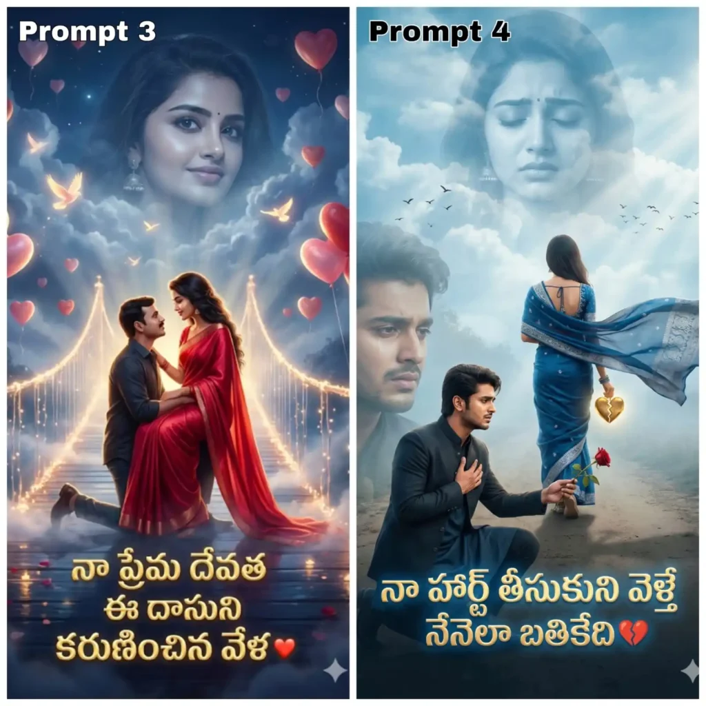 cinematic valentines day couple photo poster maker online free ai love poster, couple photo poster maker online free AI prompts 