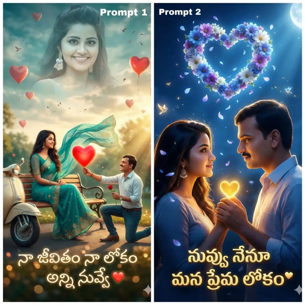 valentines day couple photo poster maker online free romantic love poster with custom photo, couple photo poster maker online free AI prompts