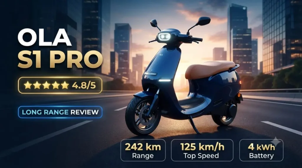 Ola S1 Pro electric scooter with long range and premium smart features