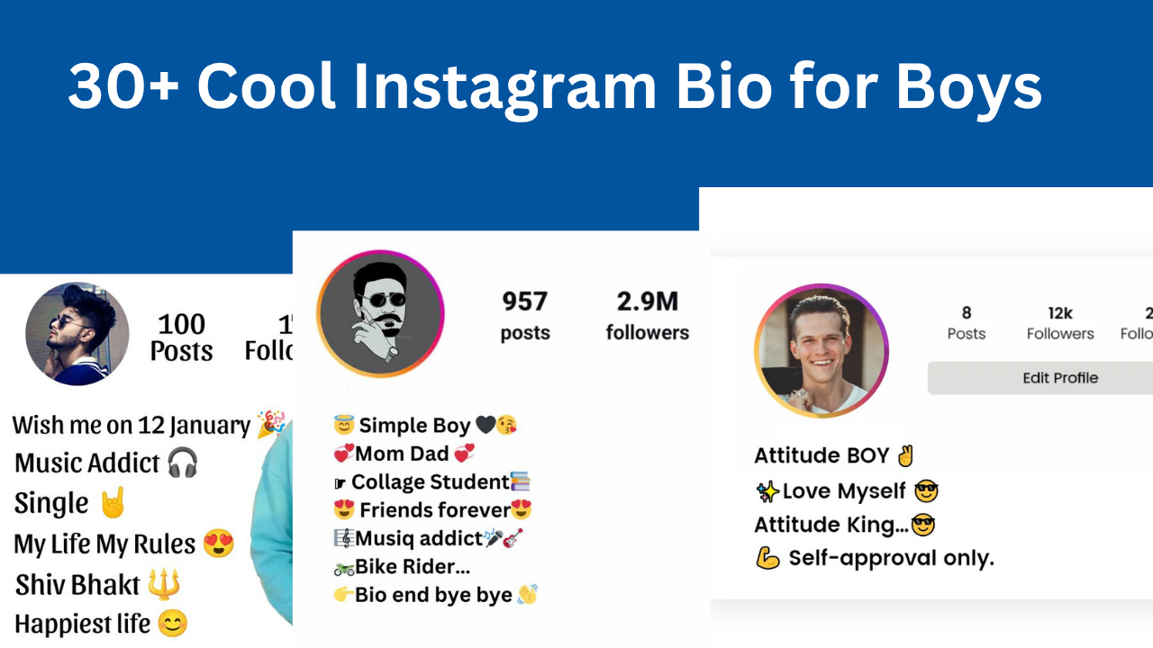 Instagram Bio for Boys