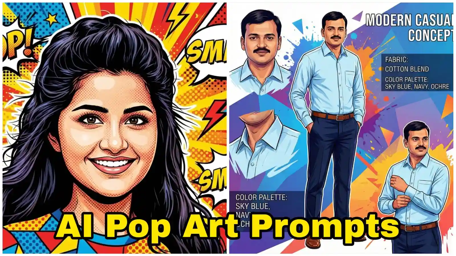 AI Pop Art Portrait prompts