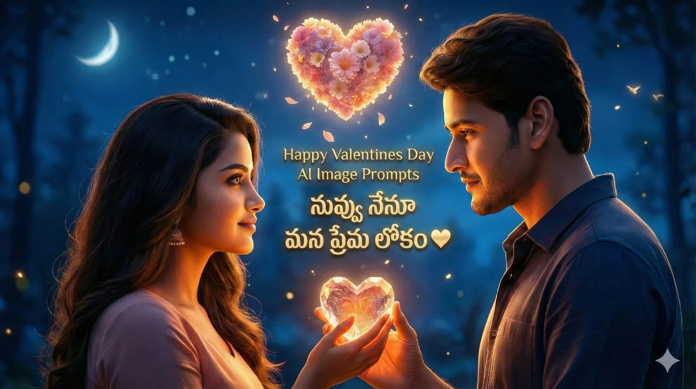 valentines day couple photo poster maker online free romantic ai love poster with glowing heart